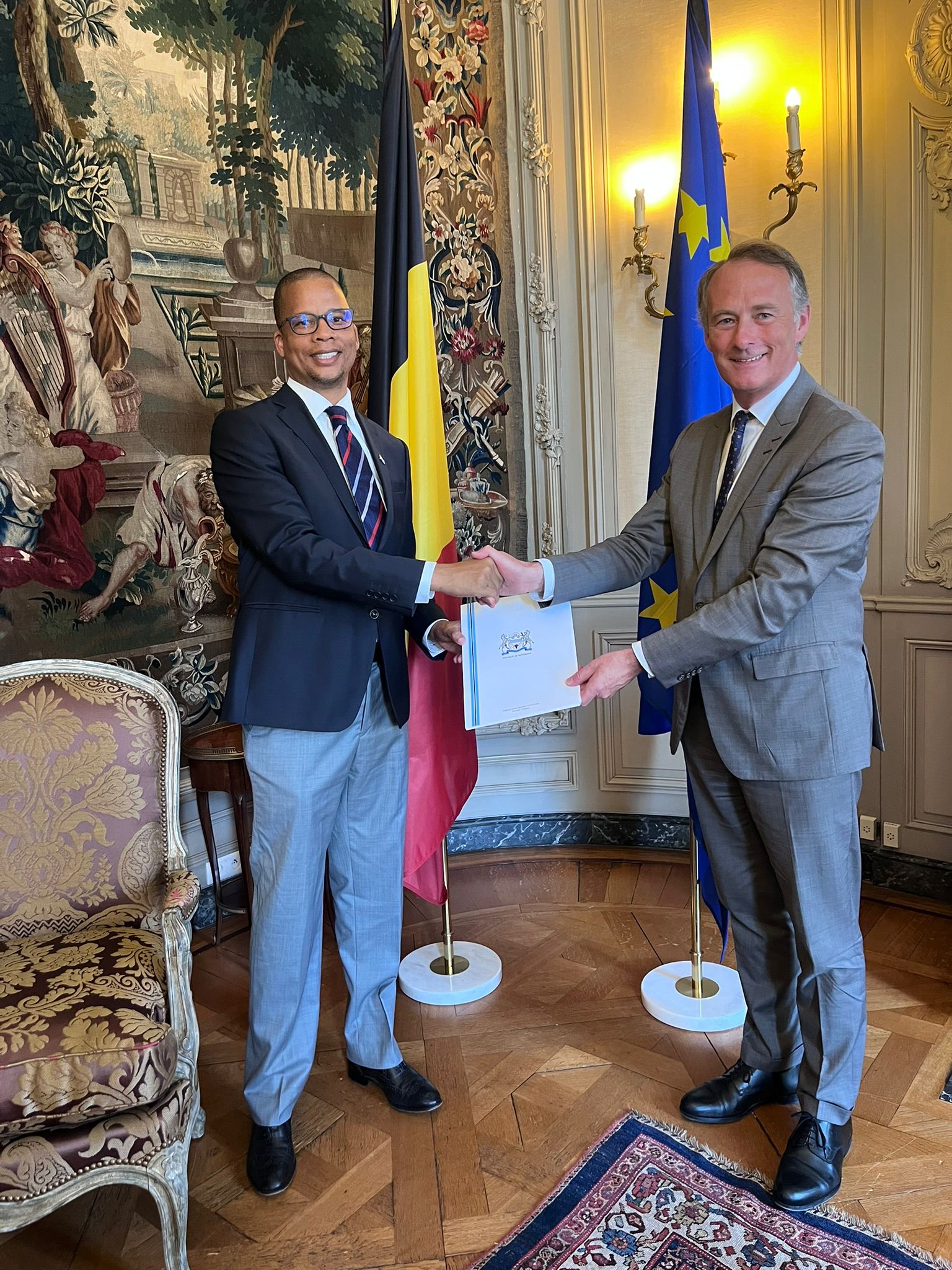 Botswana-EU Diplomacy — Credentials Presentation in Brussels
