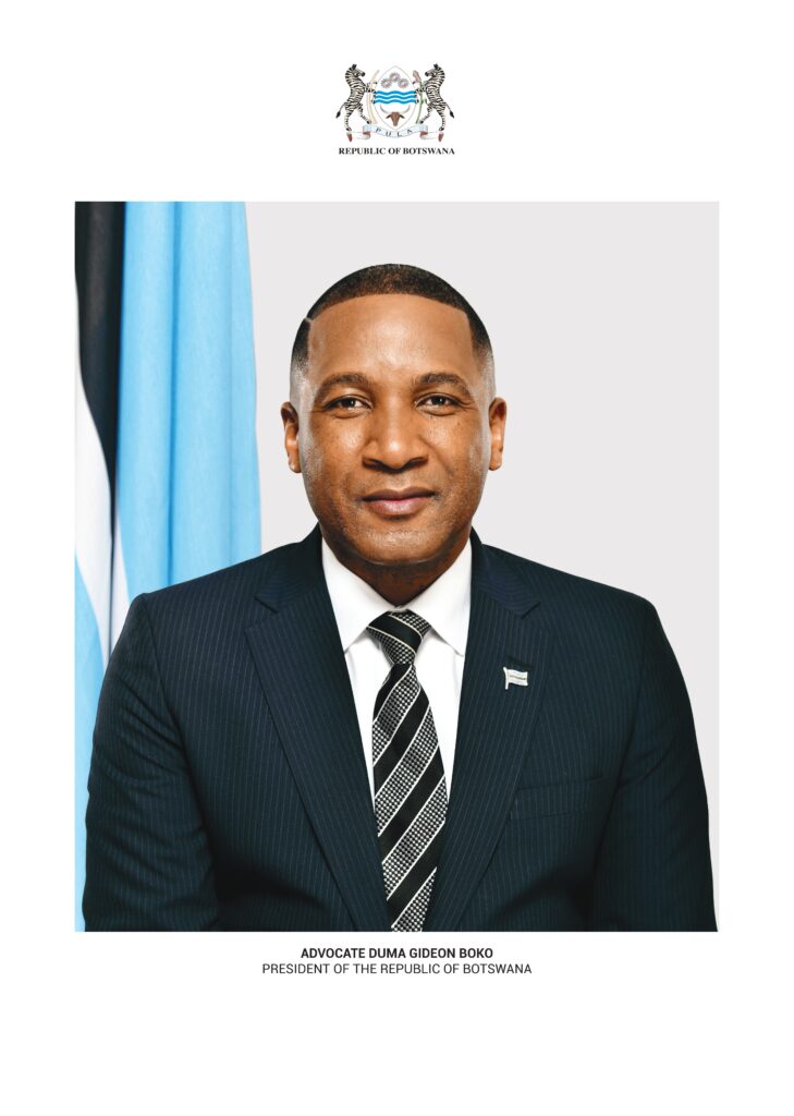 President of Botswana H.E. Duma Boko